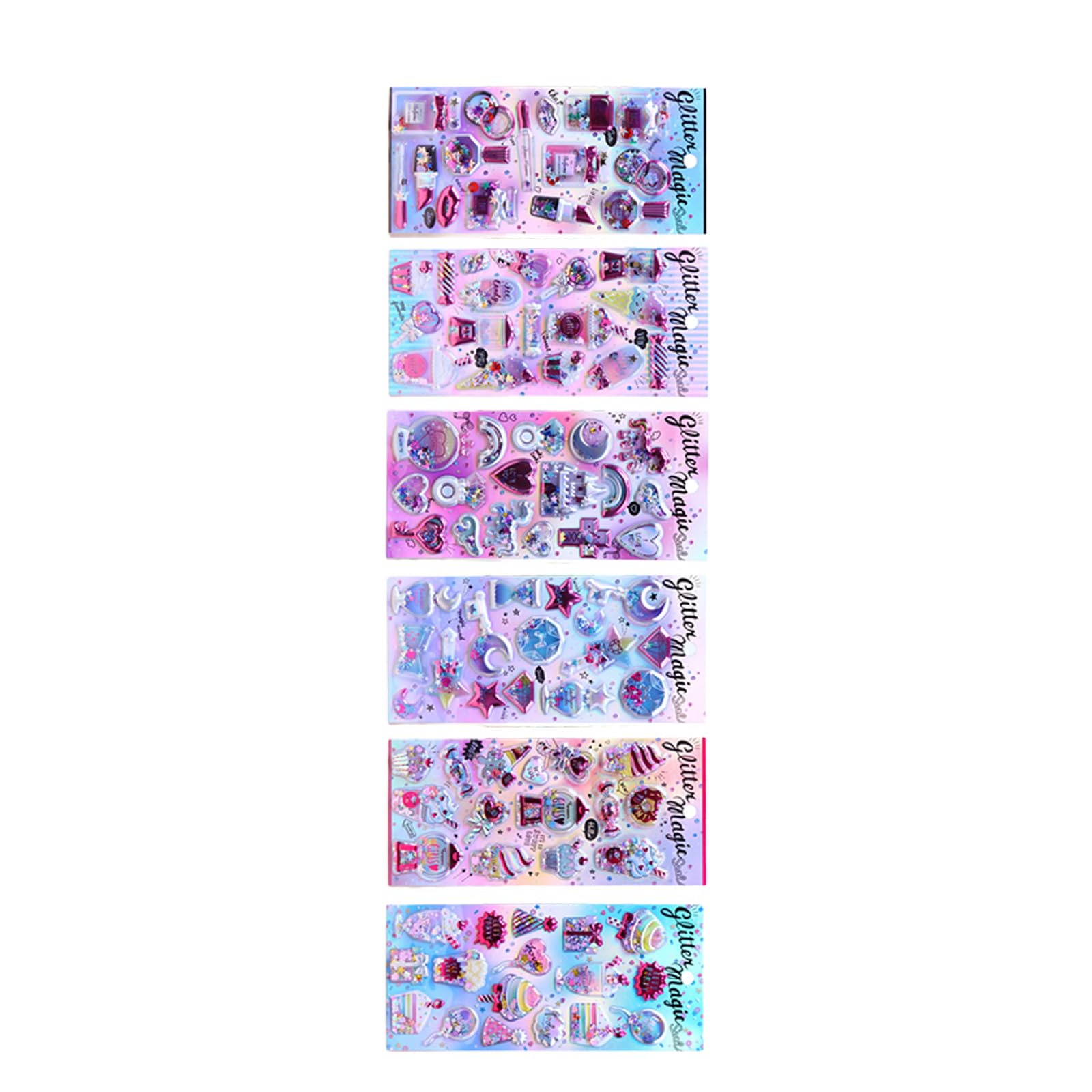 Puffier Adorable Stickers Tiny for Adults Phone Case Notebook Scrapbooking Adorable Tiny Sticker for Scrapbooks