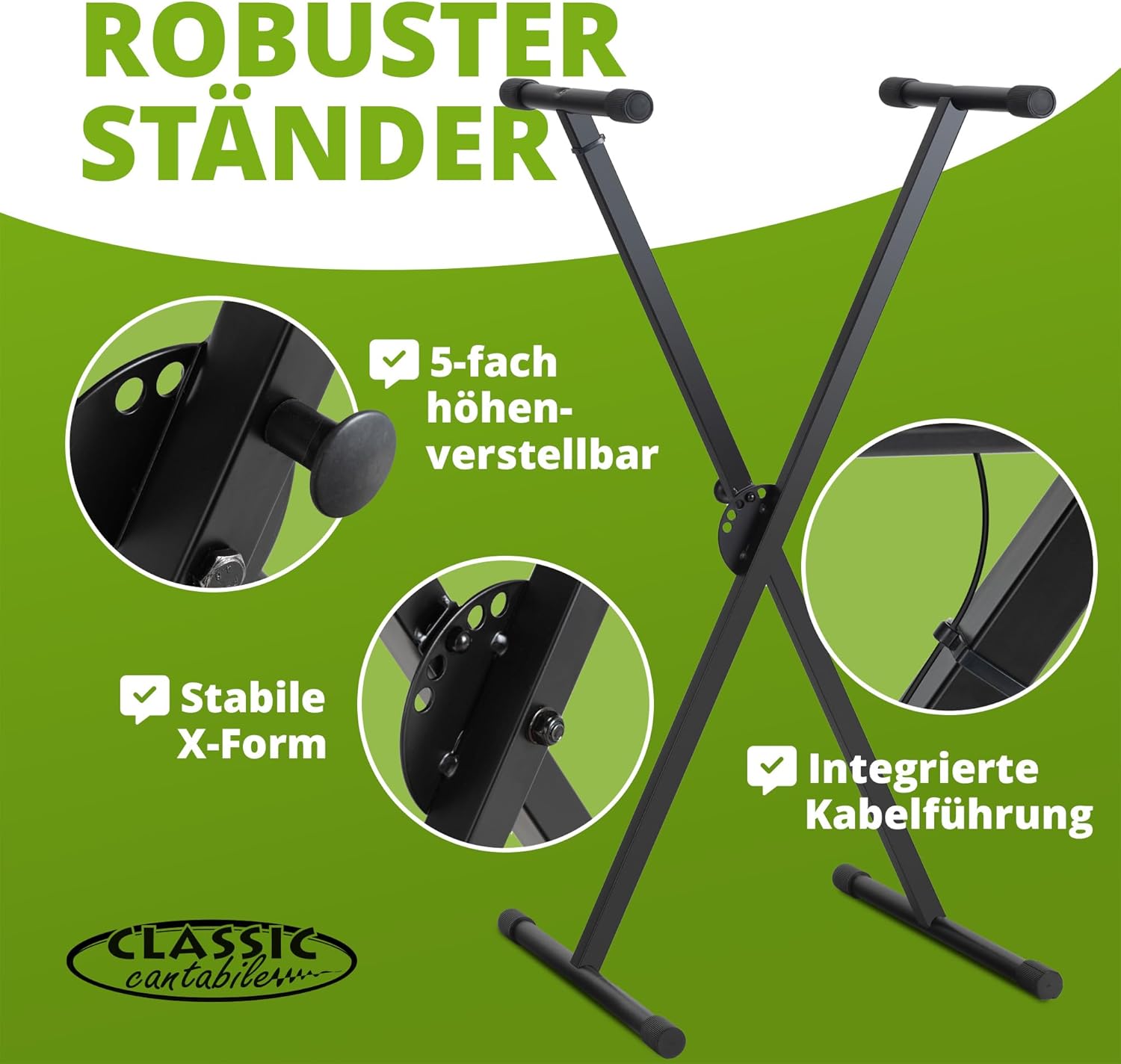 Keyboard Stand Features