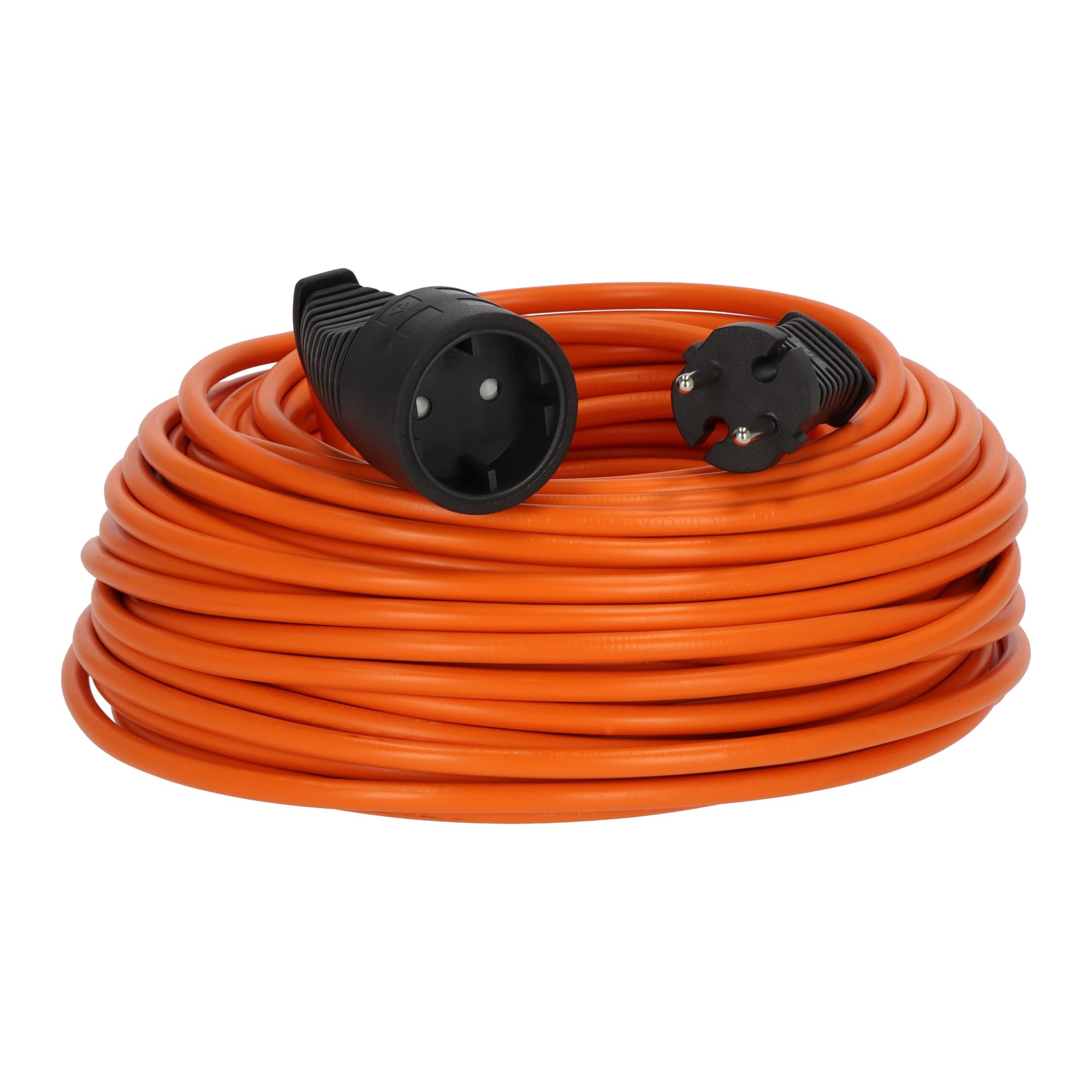 Brennenstuhl Rallonge électrique, sans terre, 16A, 20m H05VV-F 2x1,5 orange