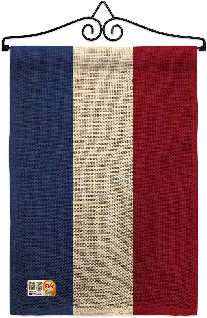 Netherlands Garden Flag Set Wall Holder Regional Nationality Nation International World Country Particular Area Small Decorative Gift Yard House Banner Made In USA 13 X 18.5