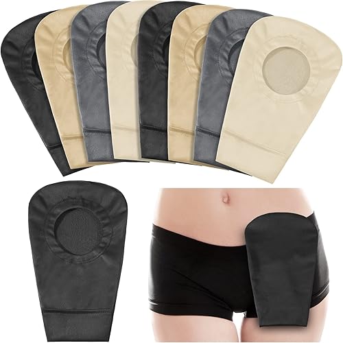 Miniatura 8 de Sherr Funda para bolsa de ostomía, fundas para bolsa de colostomía, control de olores, funda elástica, lavable, para mujeres y hombres, suministros