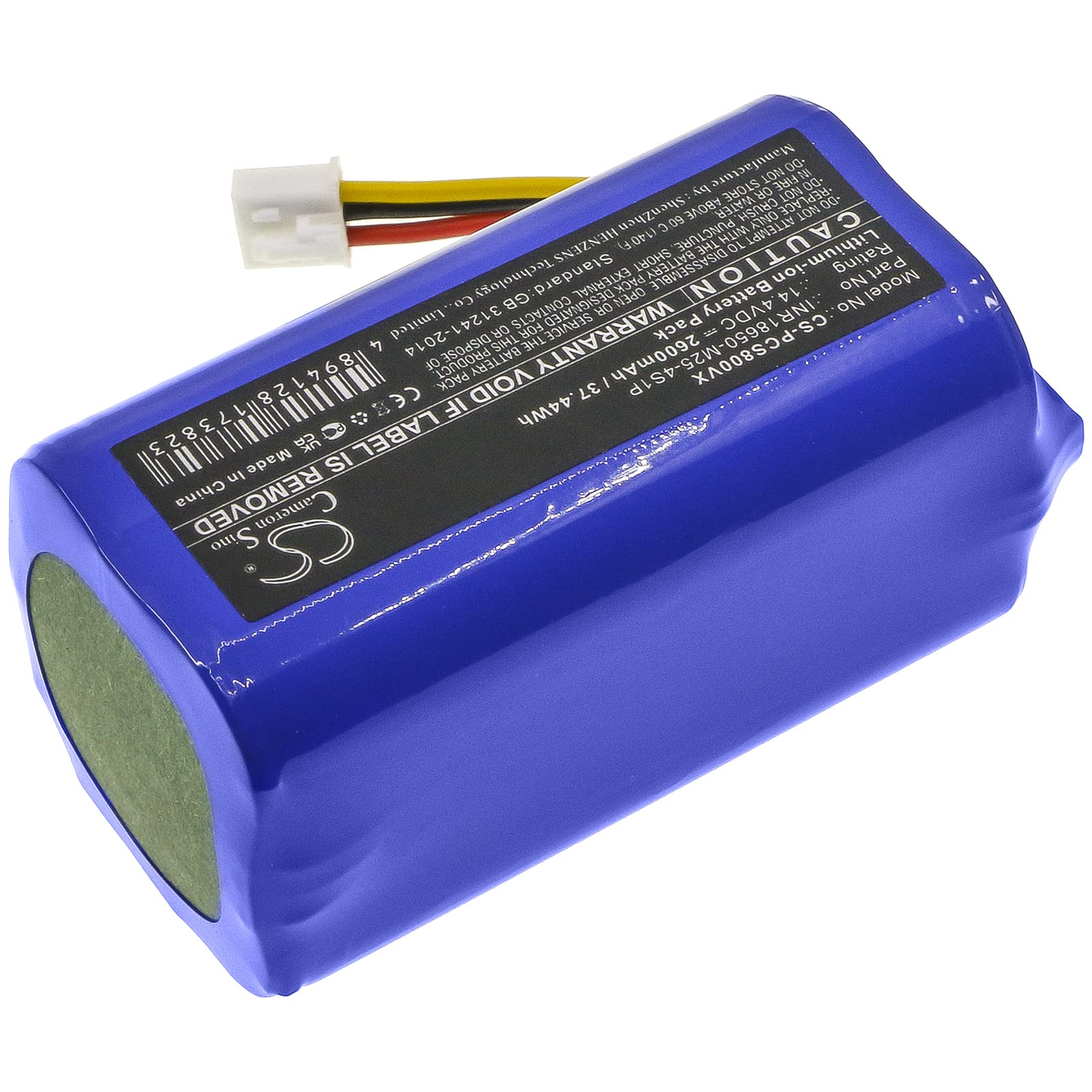 JIAJIESHI Replacement Battery Fit for Proscenic 800T, 820S, 820T, 830T, PR-800T, PR-820T, PR-830S, PR-830T INR18650-M25-4S1P