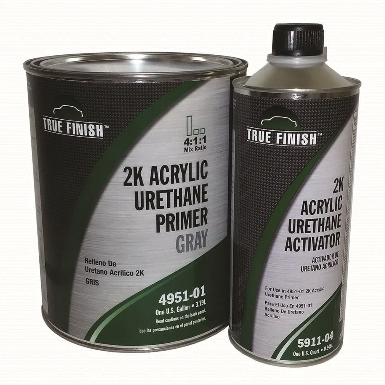 TRANSTAR 4951-01 True Finish 2K Urethane Primer - 1 Gallon