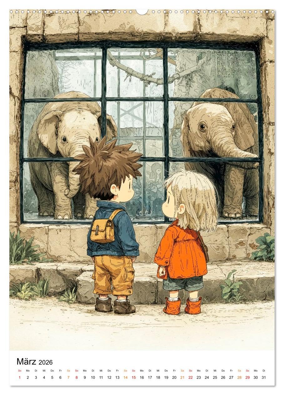 Kleine Helden kommen groß raus (hochwertiger Premium Wandkalender 2026 DIN A2 hoch), Kunstdruck in Hochglanz: Fröhliche Kindermomente - entdecken, staunen, lachen. (CALVENDO Kunst)