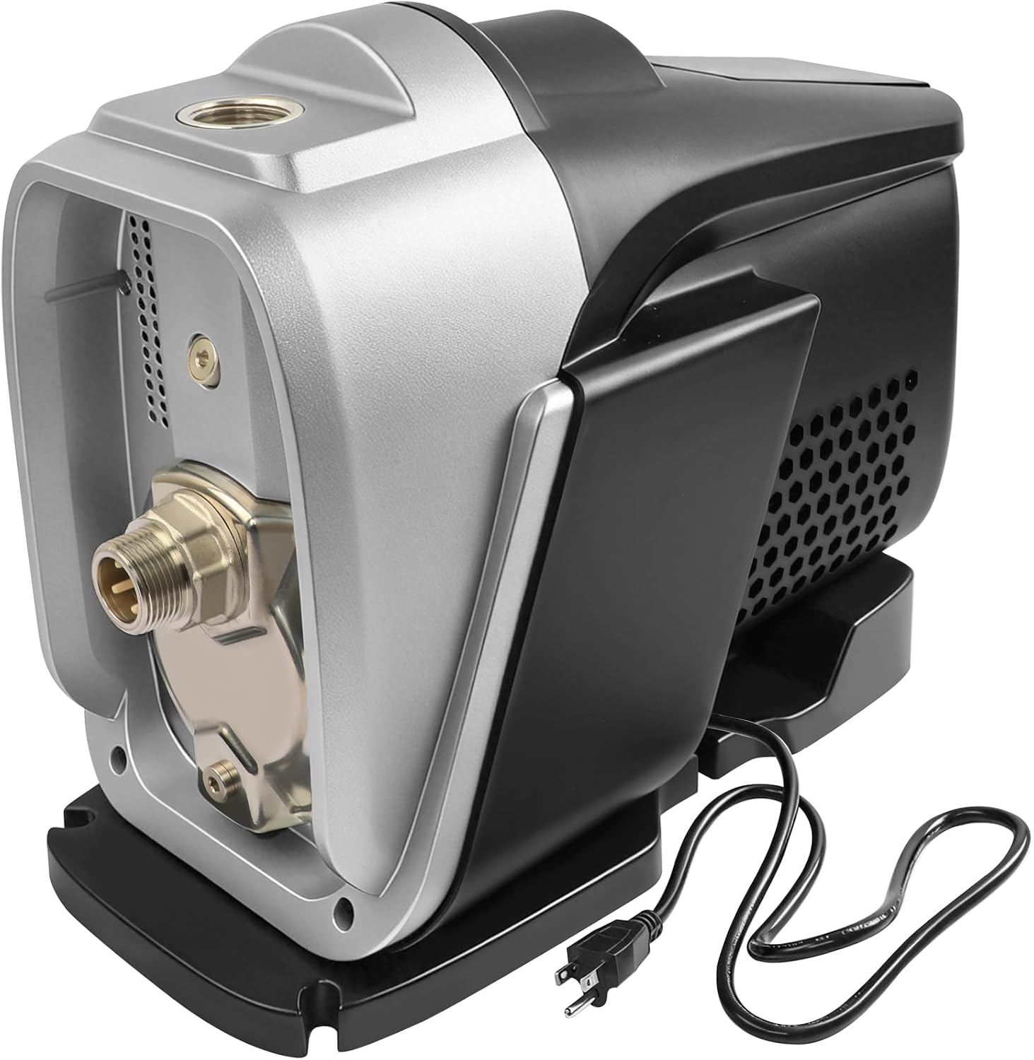 Water Pressure Booster Pump 87 PSI 1180W 110V~115V 60Hz, 1-1/4 Inch Pipe Fitting, 1.5-6.0bar Adjustable Pressure, for Home/Garden/Business Water Transfer & Irrigation