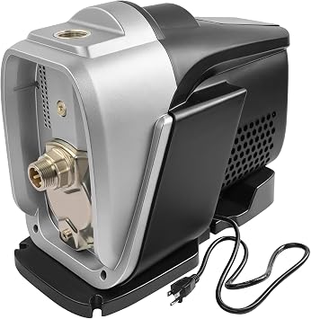 Water Pressure Booster Pump 80 PSI 680W 110V115V 60Hz, 1 Inch Pipe Fitting, 1.5-5.5bar Adjustable Pressure, for Home/Garden/Business Water Transfer & Irrigation