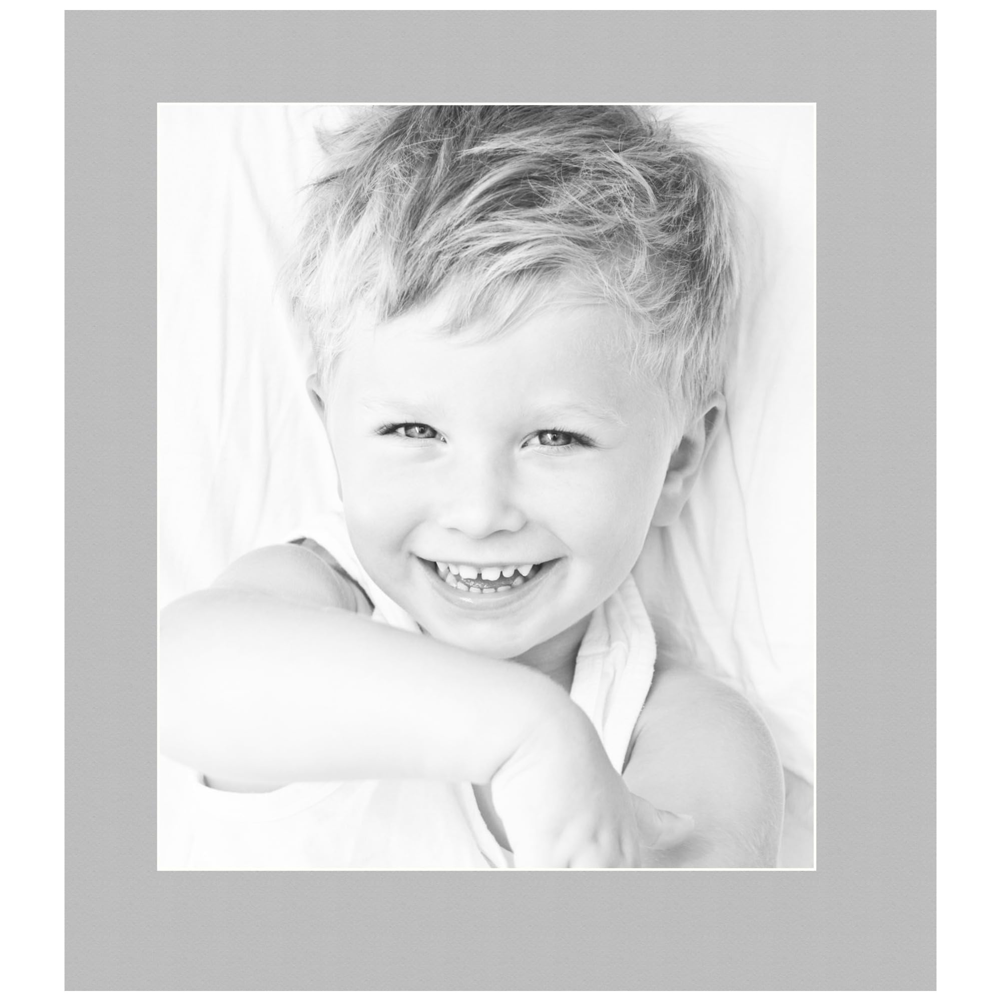 12x14 Gray/TV Grey Custom Mat for Picture Frame with 8x10 Opening Size (Mat Only, Frame NOT Included) - 5 Pack