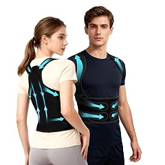 Posture Corrector for Women Men Back Brace Straightener with Adjustable Support Relief for Neck Shoulder Back Pain Scoliosis