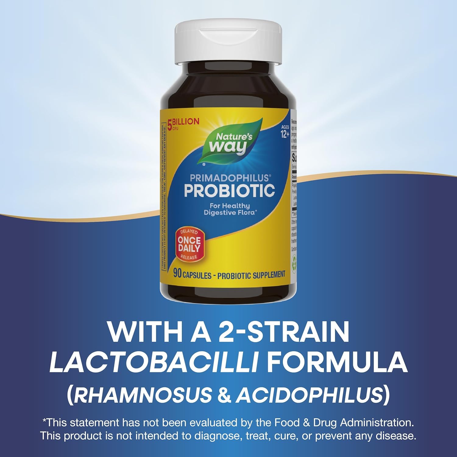 Nature's Way Primadophilus, 5 Billion, 90 Capsules