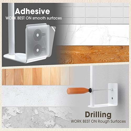 Miniatura 6 de Paquete de 4 estantes para gorras de béisbol, organizador de sombreros de acero inoxidable para gorra de béisbol, organizador de almacenamiento de