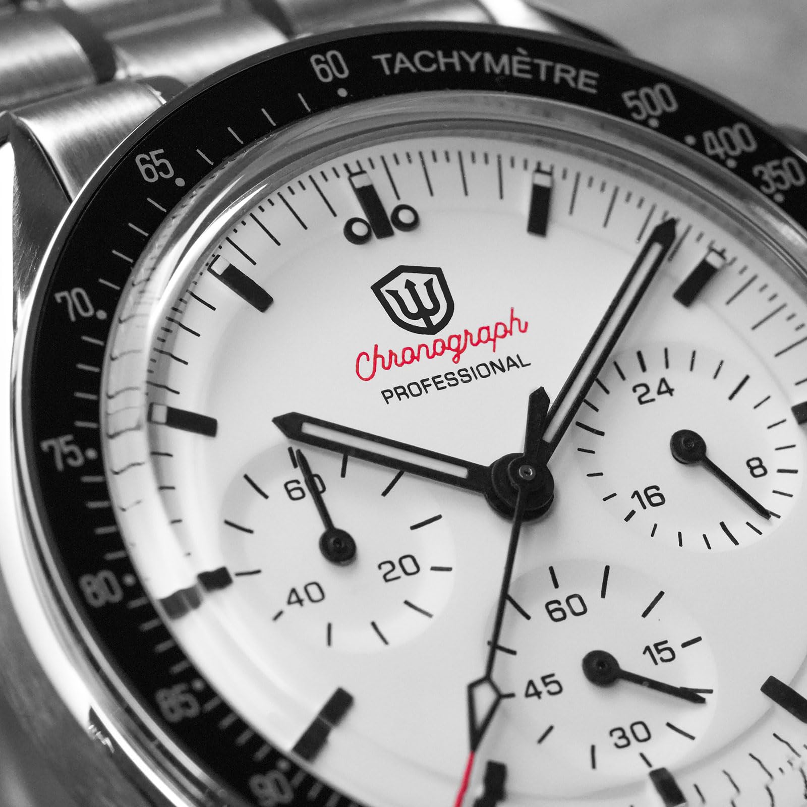 watchdives WD1860 WD1861 WD1863 męski zegarek z chronografem Japonia VK63 kwarcowy zegarki sportowe 40 mm bąbelkowy szafirowy kryształ zegarek na rękę 100 m zegarek nurkowy