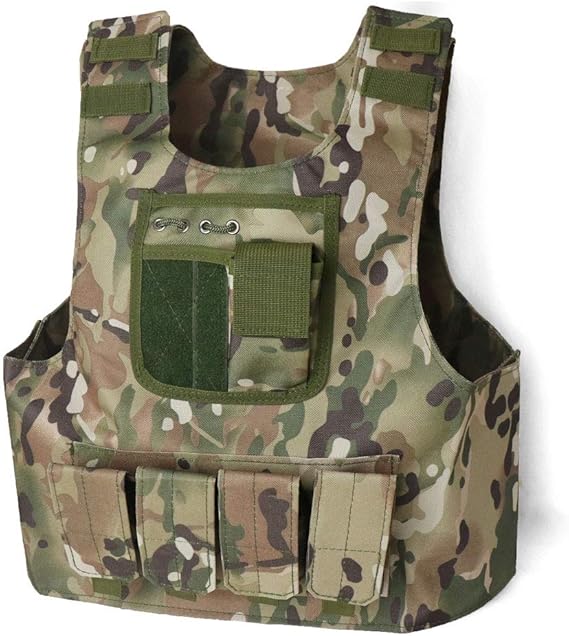 Amazon Co Jp Axel Arms ハンドガン用 タクティカルベスト 迷彩 マルチカム Sサイズ 軽装備 男性 女性 子供 サバゲー 釣り コスプレ ペイントボール ホビー