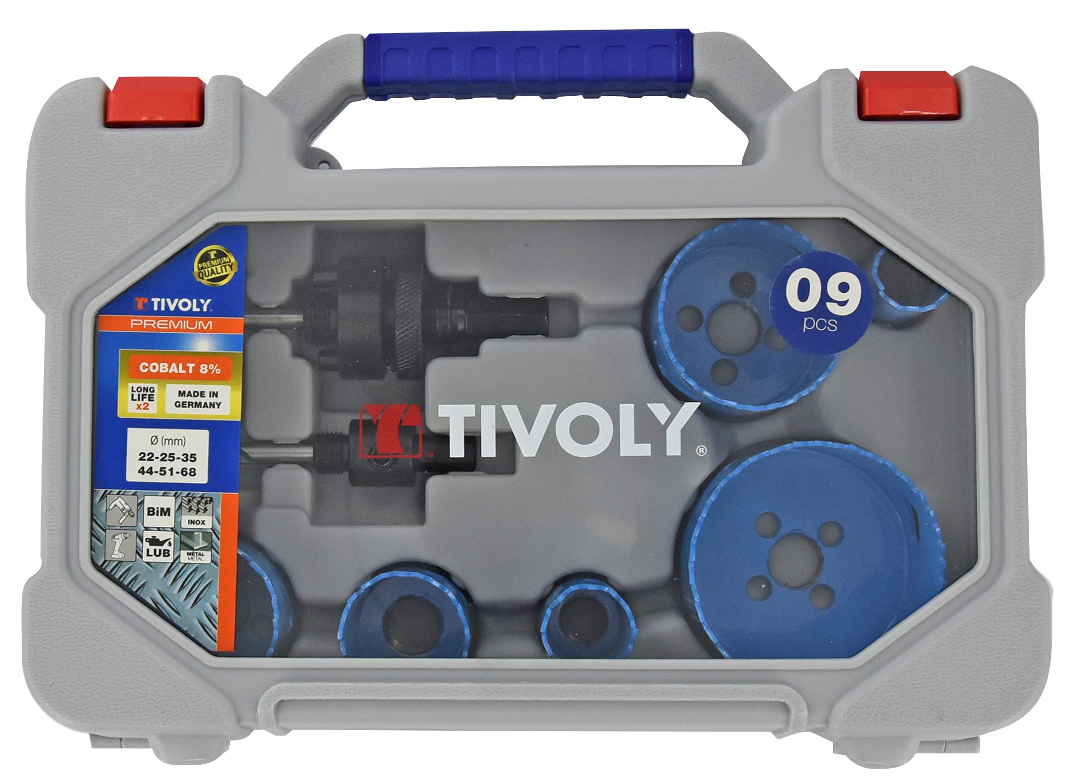 Mallette T9 BIM COBALT PREMIUM Tivoly XT505270001 haute résistance