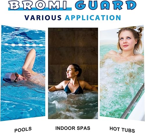 Miniatura 7 de Tabletas de Bromo para SPA Bañera de Hidromasaje 1lb 4lb 6lb Tabletas de 1 Pulgada Tabletas Bromantes Potenciador Elimina Bacterias Algas Sensación