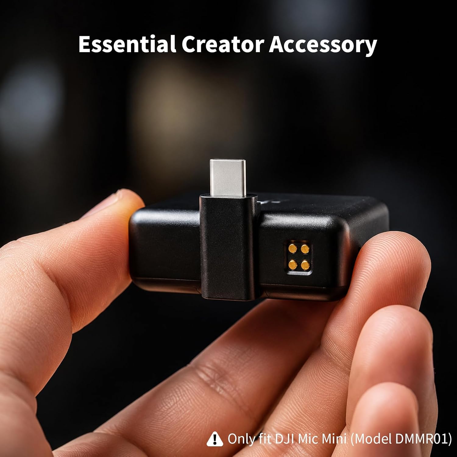 Type-C Mobile Phone Adapter for DJI Mic Mini RX, USB C Connector Replacement for iPhone 16 15 Pro Max, Android Smartphones, PC and Mac, Wireless Microphone Receiver Accessories (Not for Mic 2) image 4