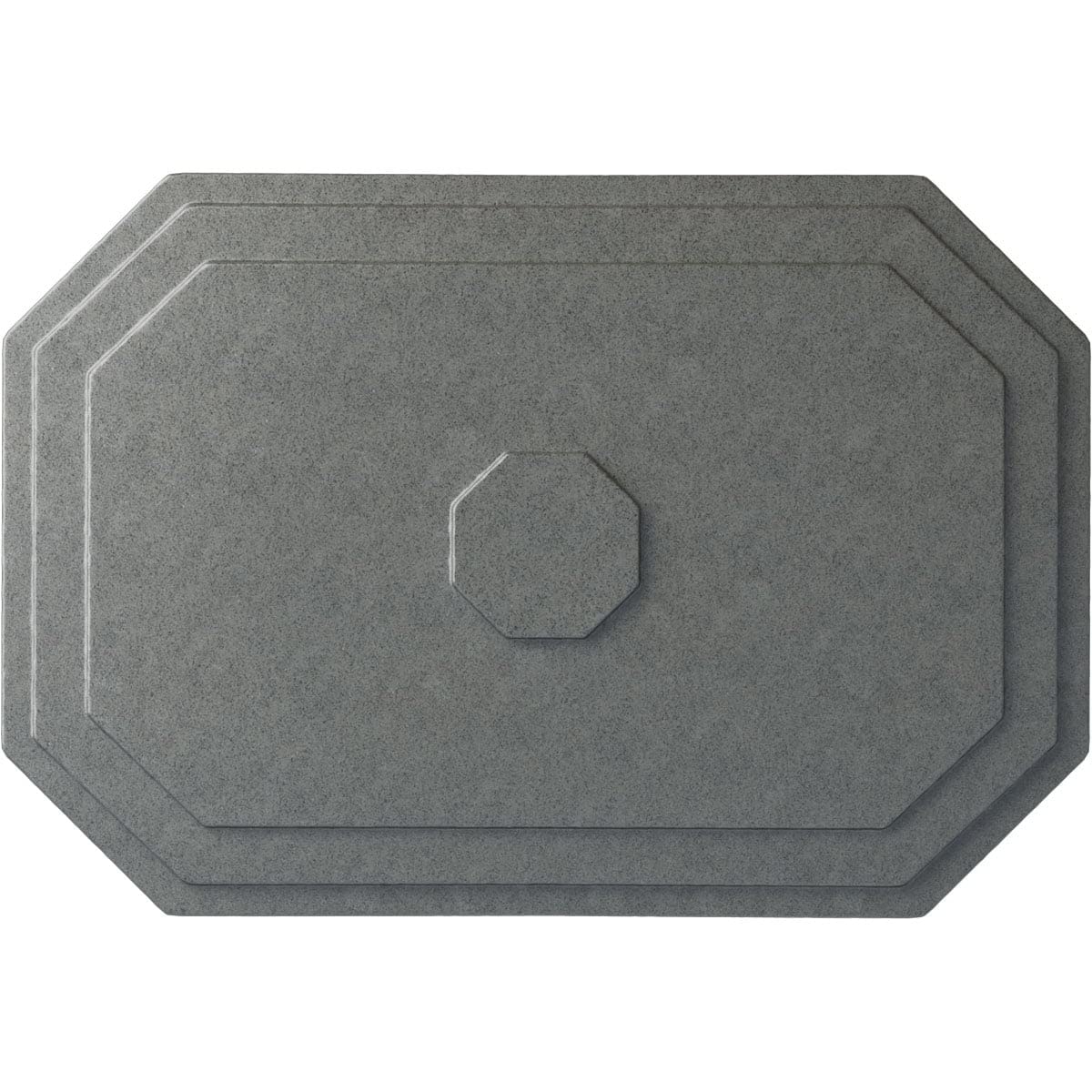 Ekena Millwork CM25FEPLS - 25 1/4"W x 17 1/4"H x 1 3/4"P Felix Ceiling Medallion - Ceiling Medallion, Platinum
