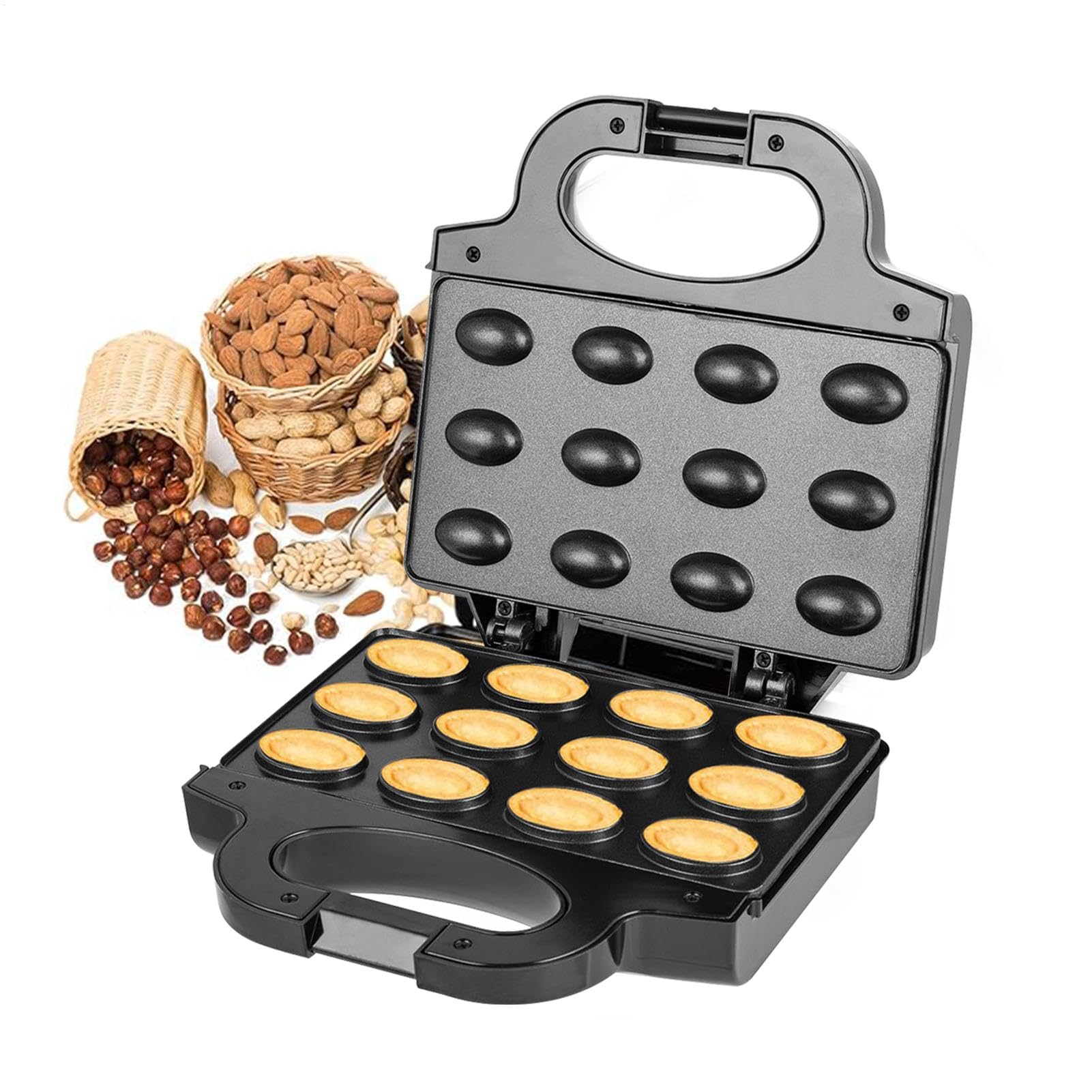 Macchina per biscotti assortiti, macchina per cuocere le noci Macchina per | Strumento per preparare la colazione con manici fantastici per colazione, pranzo, cena
