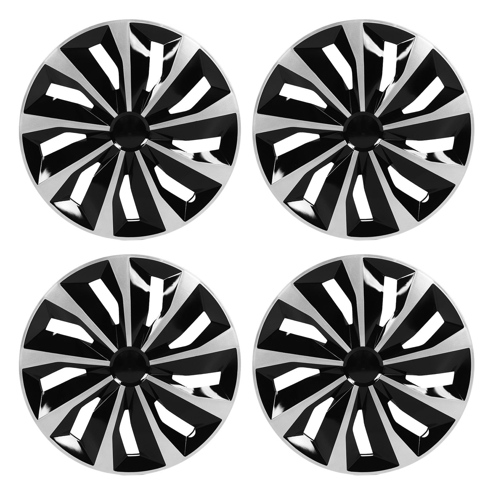 Rims Cover, Coffret enracas, 4 pcs 17 Pouces Capeur de moyeu en Argent Rime Rim Protecteur Full Cover Wheel Cap