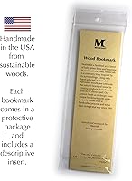 Vista 4 de Miami Florida City Skyline - Marcapáginas de madera grabado con borla, fabricado en Estados Unidos