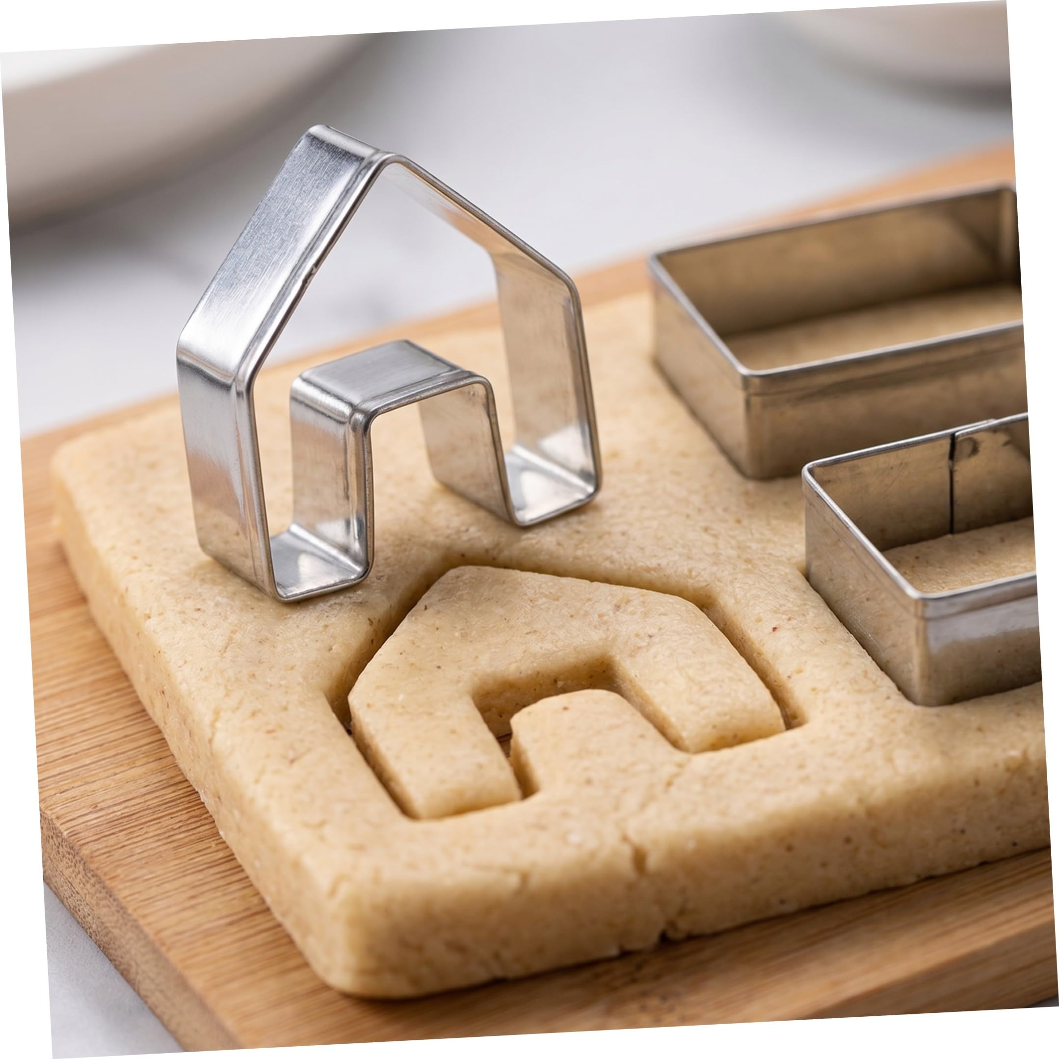 5 Juegos Molde para Pastel Casa de Jengibre Molde para Galletas Navideñas Cortador de Galletas para Navidad para Hornear para Fiestas de Navidad