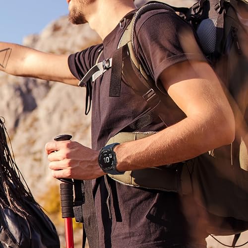 Miniatura 6 de Bandkids Correa de camuflaje de 1.024 in compatible con Garmin Fenix 5XFenix 6XFenix 7XTactix DeltaFenix 33 HR, bandas de reloj deportivas suaves e