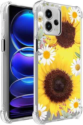Ueokeird Funda de teléfono para Redmi Note 12 Pro CasePoco X5 Pro 5G 22101320G Funda para niñas y mujeres, delgada a prueba de golpes con patrón