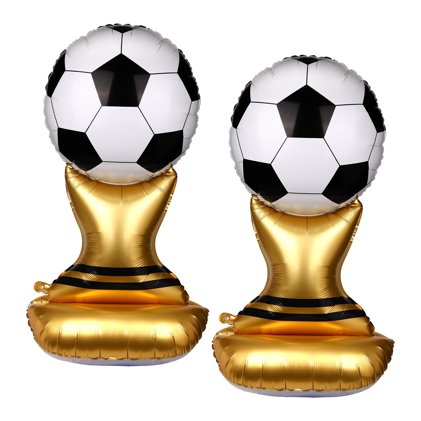 2pcs 1.5m/60in Soccer Trophy Foil Balloons