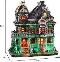 Vista 2 de Lemax Grimsbury Haunted House, con adaptador de 4.5V #05609