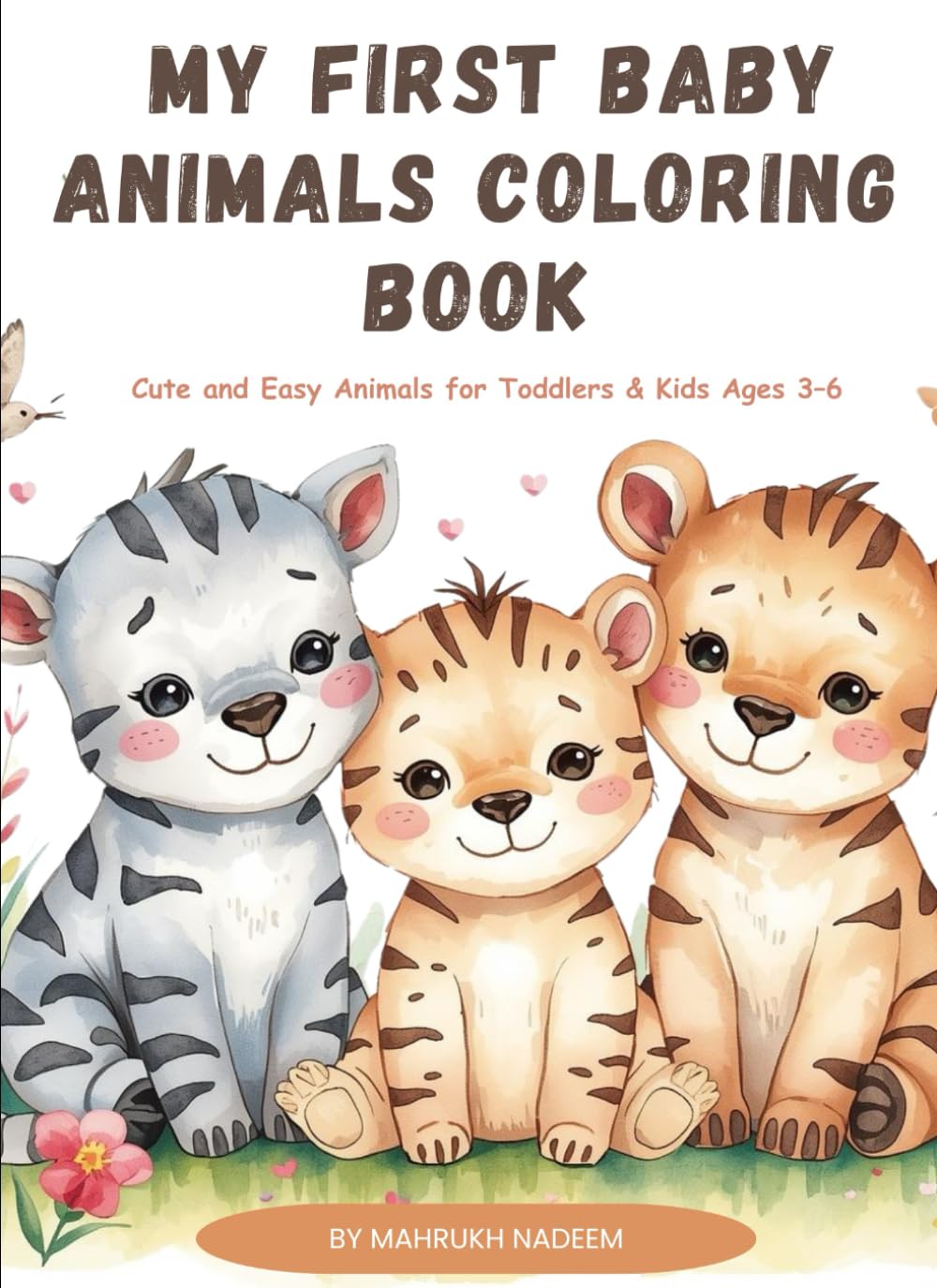 My First Baby Animal Coloring Book