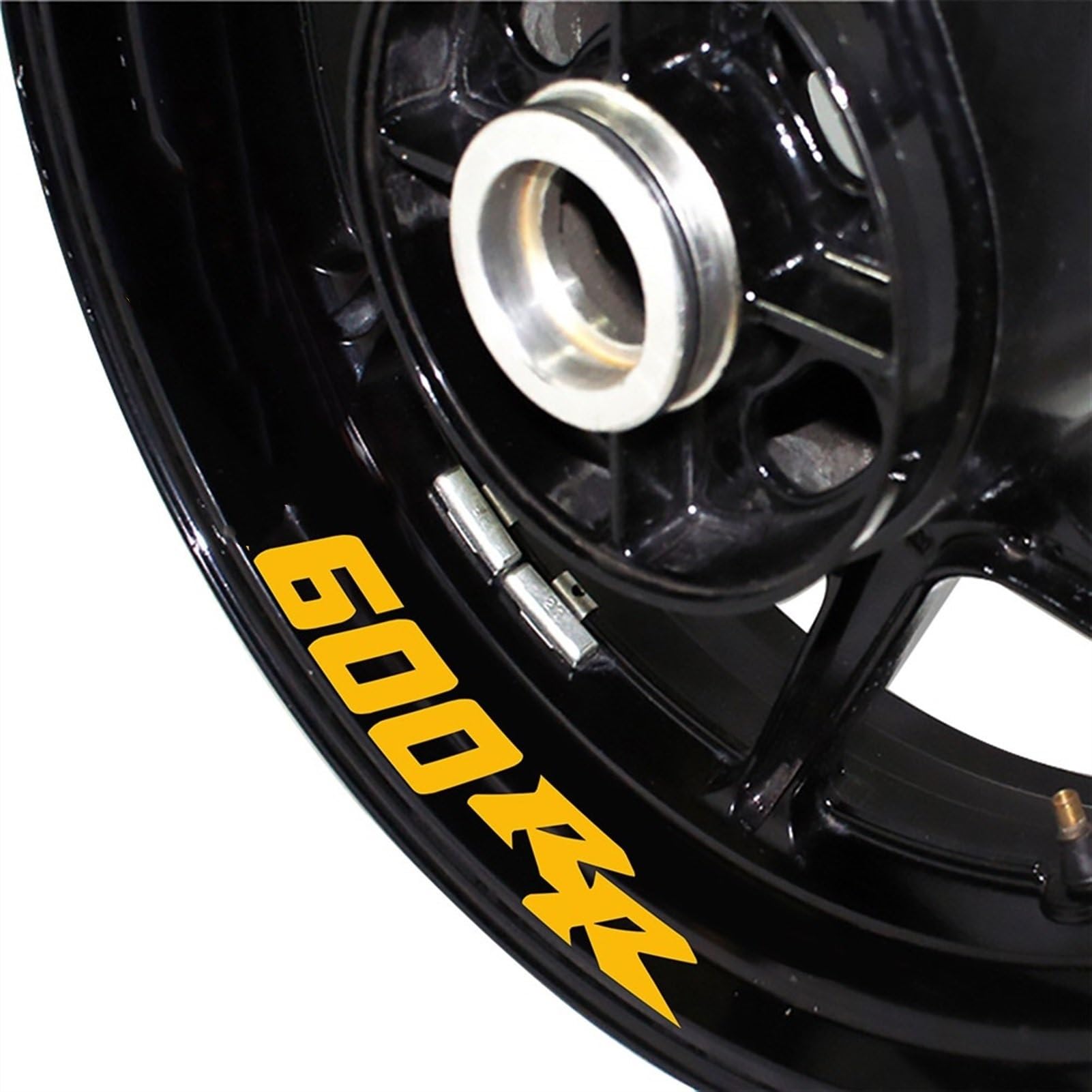 Csspdm Color5 Motorcycle Tire Waterproof Wheel Sticker Rim Personality Reflective Stripe Suit For Cbr600rr Cbr 600Rr(Color5)