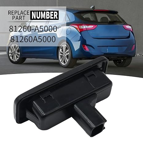 81260A5000 Tailgate Release Switch, Tailgate Lock Replacement for Hyundai I30 GD, Replacement for KIA CeeD, CeeD Combi Van Tailgate Handle