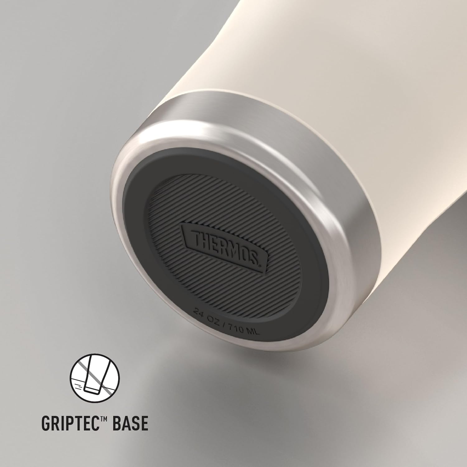 THERMOS ICON SERIES, Stainless Steel Cold Tumbler with Slide Lock, 24 Ounce, Sandstone - Image 6