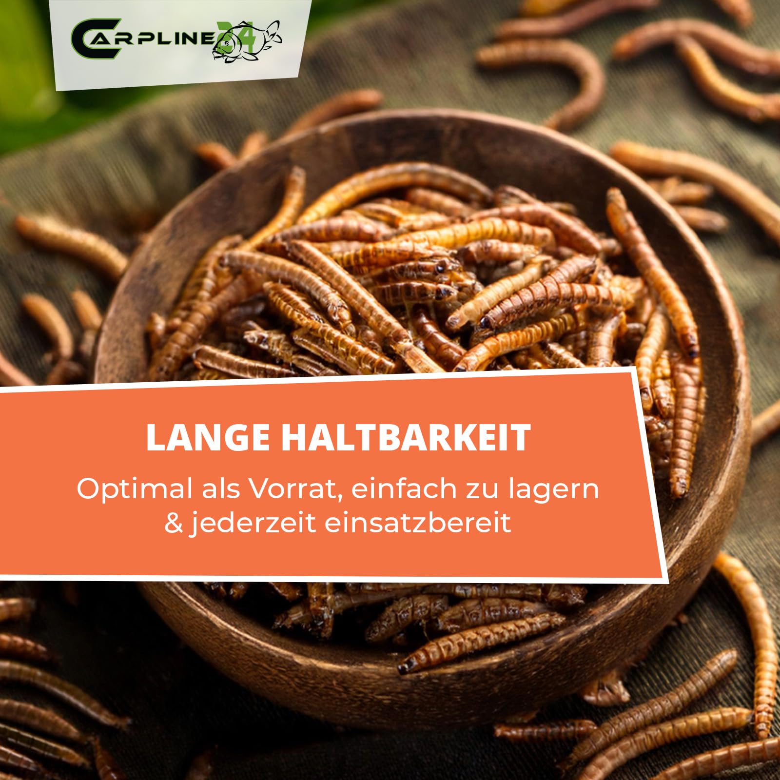 Getrocknete Mehlwürmer 1000 ml - Proteinreiche Insekten als Futter für Reptilien, Nager, Igel & Fische, Vogelfutter, Winterfutter