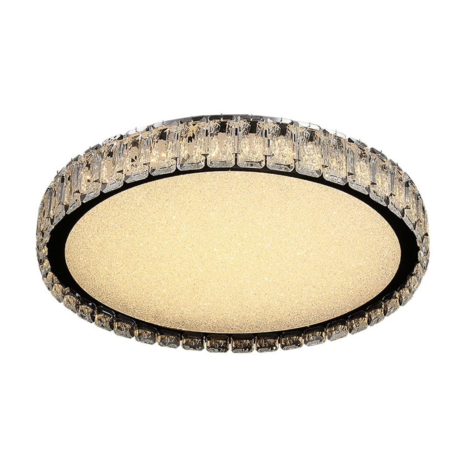 CYairong-22 Ceiling Lighting Led Crystal Ceiling lamp Bedroom Restaurant Modern Minimalist Round Study Ceiling Lamp(40cm)