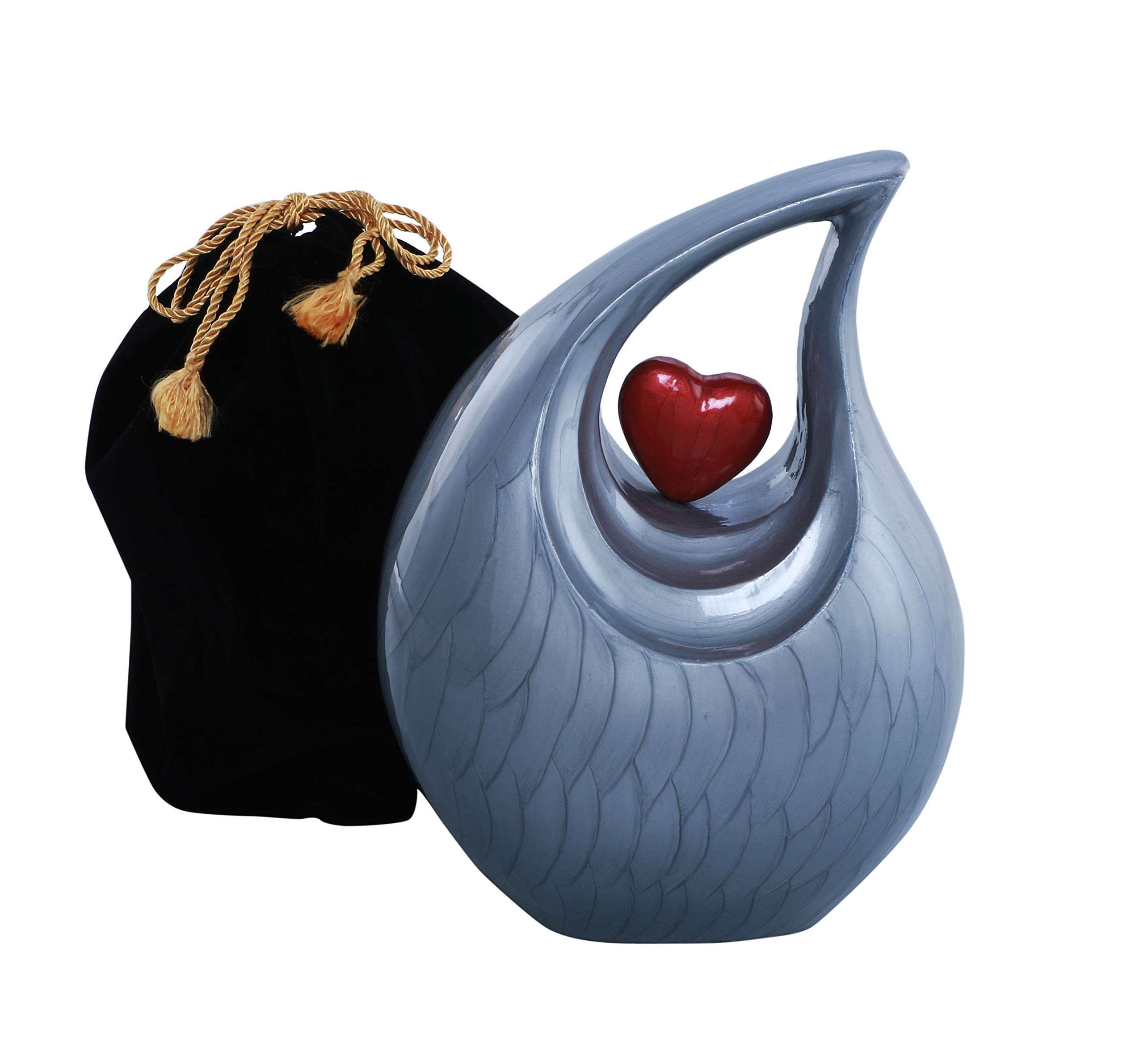 Cremation Urn Heart of Love Urn for Human Ashes Cremation Urn for