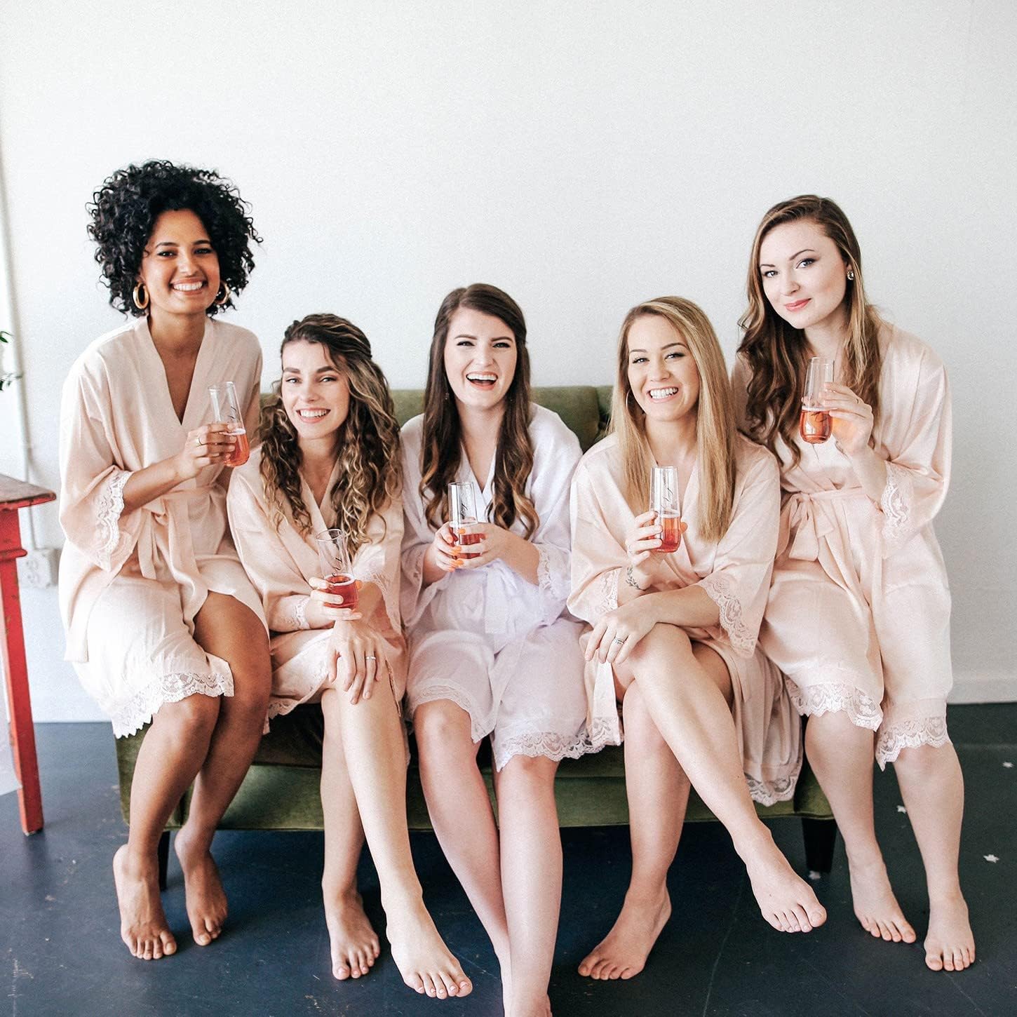 ModParty Cheers Flutes | Set of 12 | Wedding Reception, Bachelorette Party, Bridal Brunch Plastic Stemless Cups | Bridesmaid Keepsakes | Toasting Drink Shatterproof Glass - Image 9