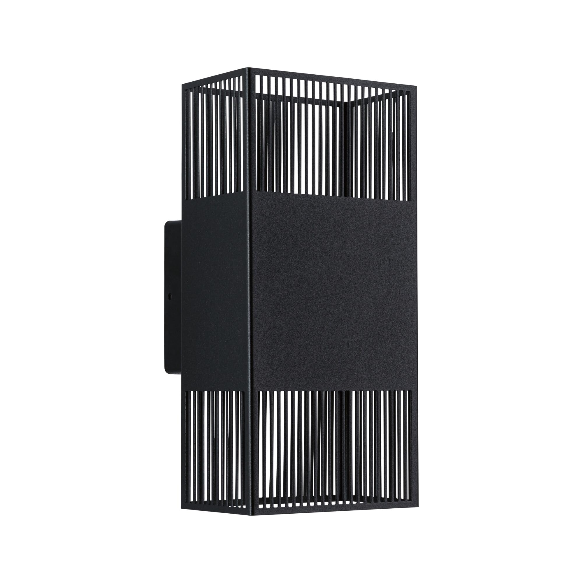 Paulmann 71251 LED Wandleuchte Tharin IP44 3000K 120x104mm 2x3,7W Schwarz
