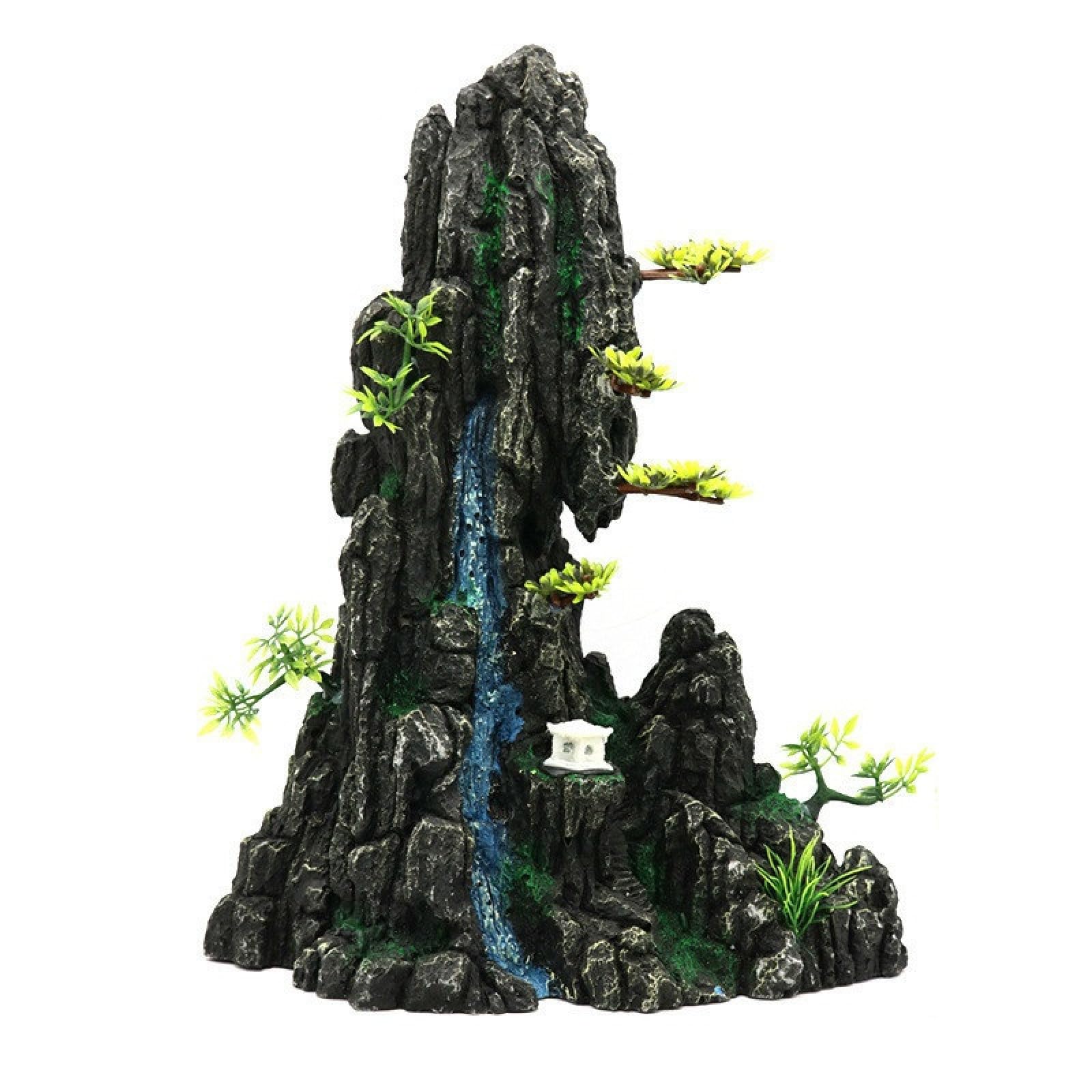 1 pieza de planta rocalla for acuario, decoración pecera, paisajismo, accesorios decorativos for 047(31)