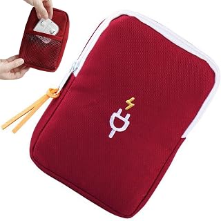 Electronics Organizer Bag, Travel Cable Storing Bag, Waterproof Cable Organizer case, Compact Electronics Carrying case, Portable Gadget Organizer, Storage Bag for Camera, Mouse, Hard Drive Phone