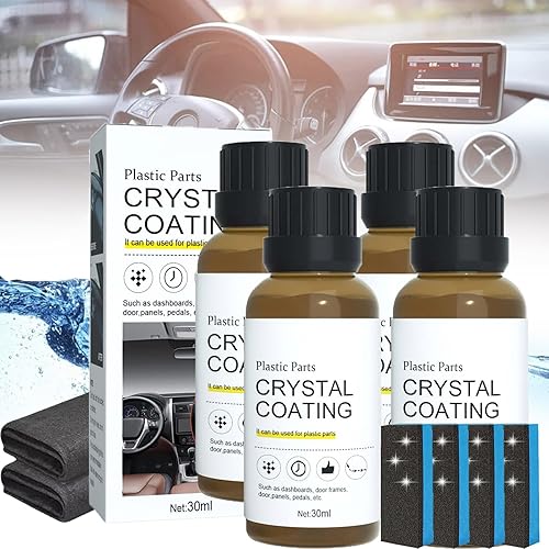 WOSLXM Recubrimiento de renovación de plástico para automóviles, revestimiento de cristal para piezas de plástico de automóviles, Revestimiento de