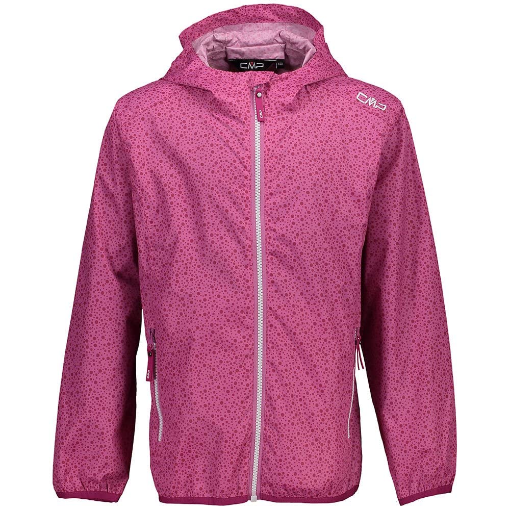CMP - Woman Jacket Rain Fix Hood, Mauve, S