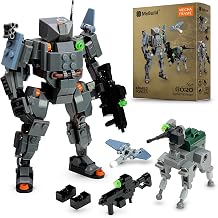 MyBuild Armed Forces Alpha Pathfinder 6020 – Recon Tactical Mech with Scout Drone & K9 Support Bot | Articulated Robot Model | Ages 14+