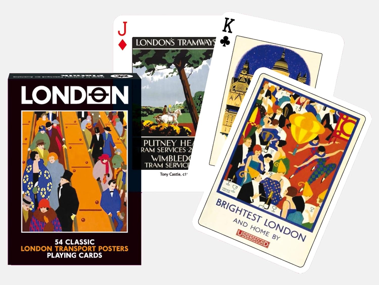 Gibsons Piatnik London Transport Posters Playing Cards
