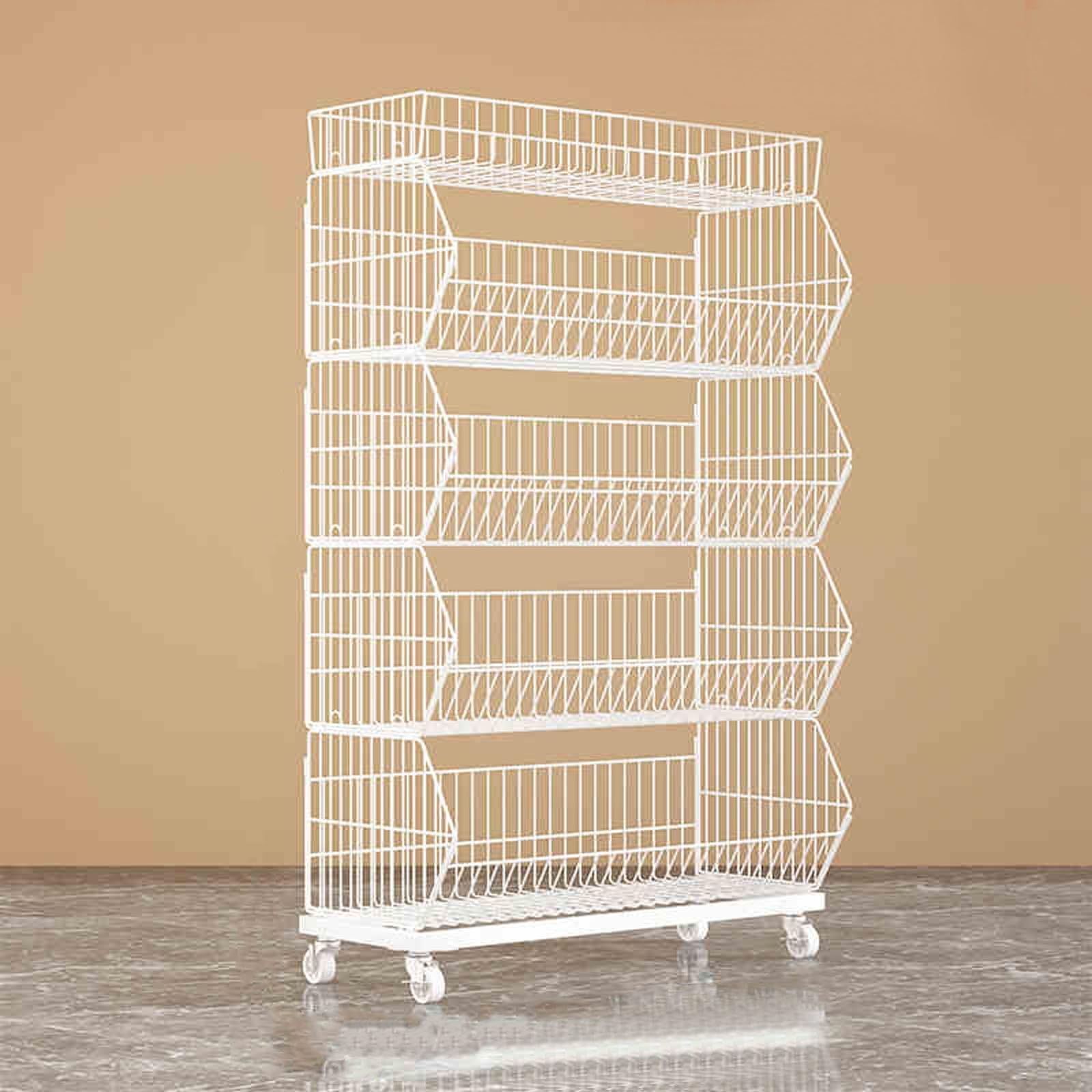 Scaffale a gondola regolabile in metallo bianco per supermercati e minimarket, 60 x 45 x 140 cm, ideale per snack e vendita al dettaglio, soluzione robusta e versatile