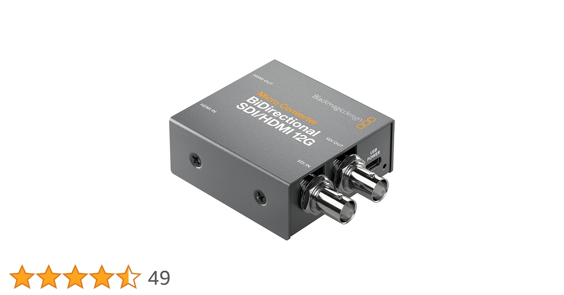 分配器・切替器 Backmagic Design Micro Converter 12G Amazon | Blackmagic Design CONVBDC/SDI/HDMI12G/P Micro