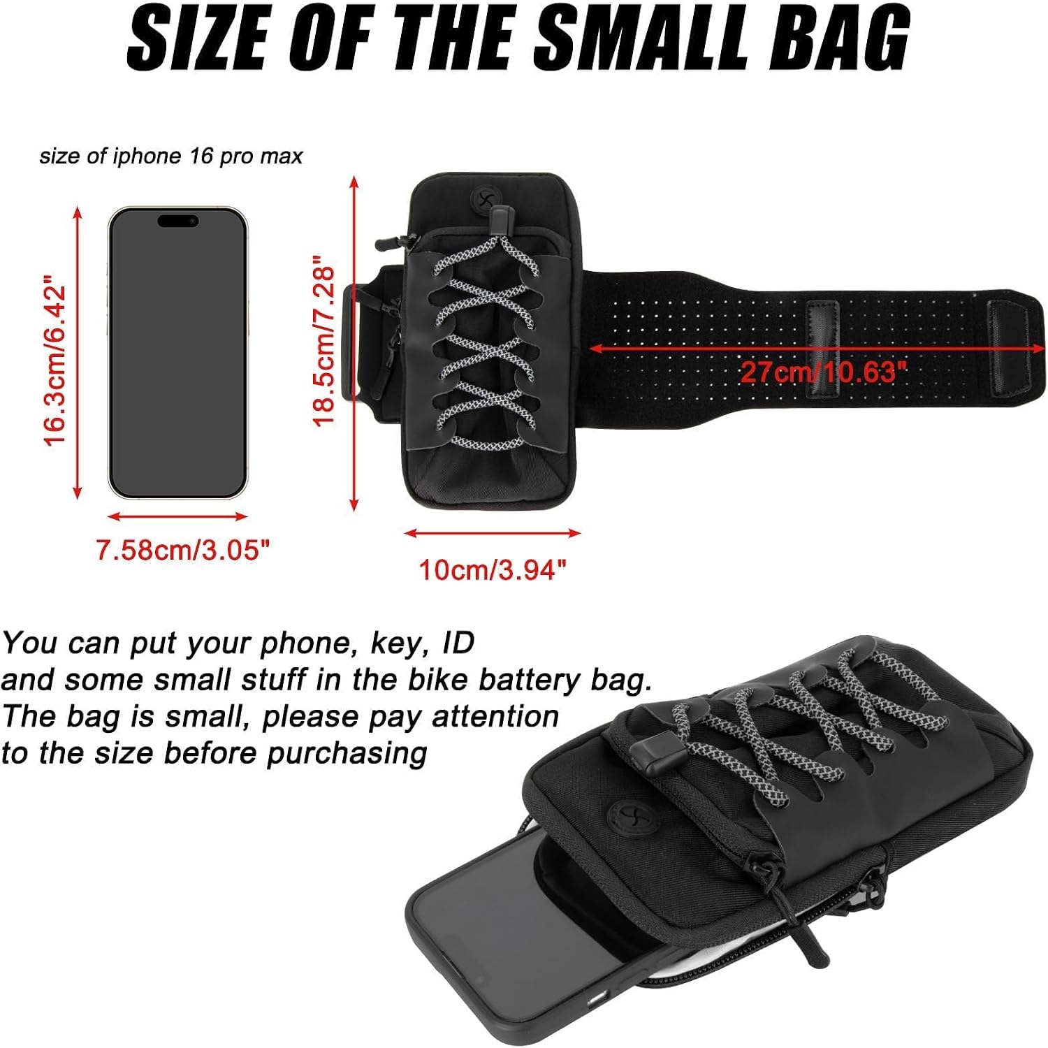 PSLER Battery Frame Bag Phone Pouch for Yozma Tuttio Sur Ron LBX Ultra Bee image 2