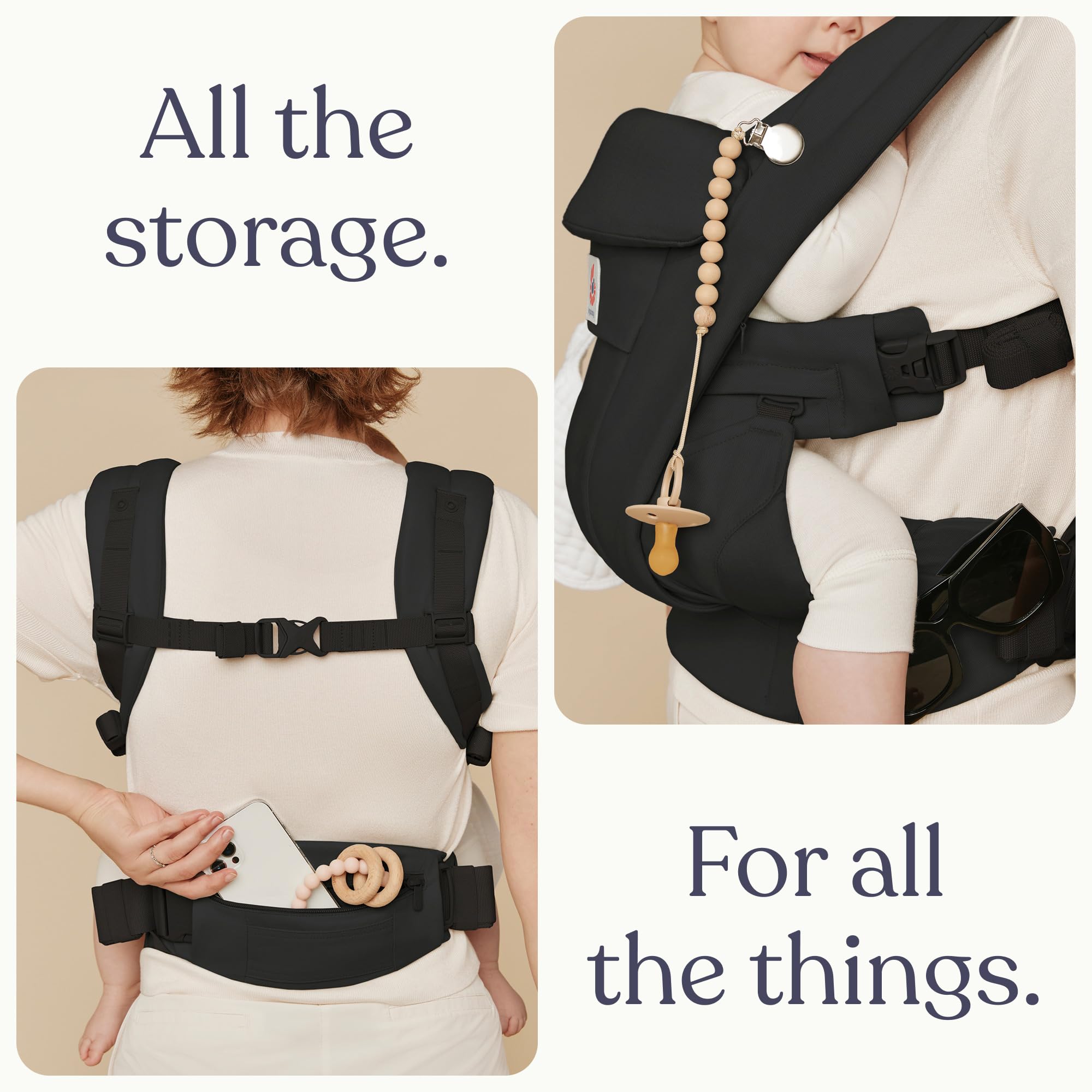 Amazon.com : Ergobaby Omni Deluxe Baby Carrier Newborn to Toddler