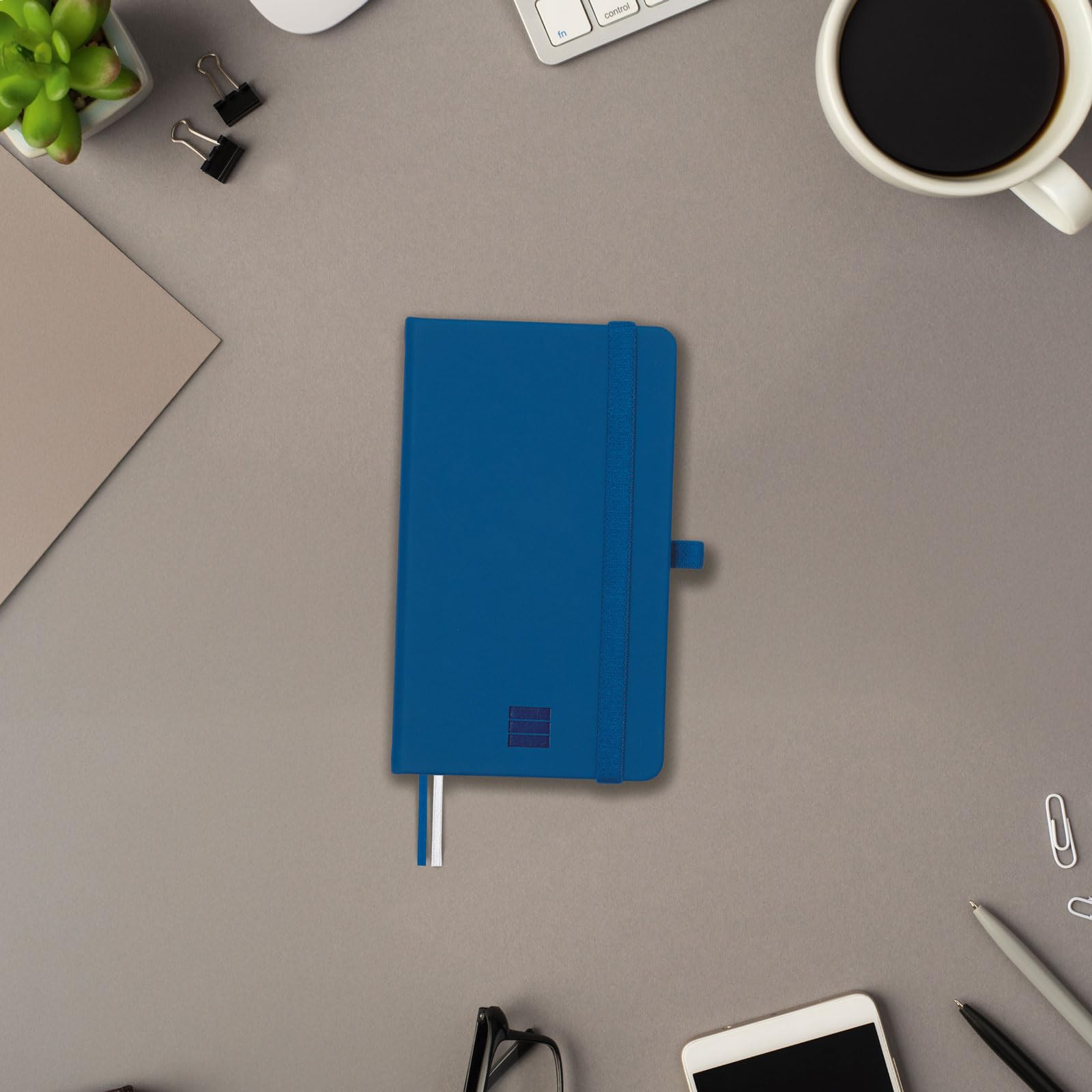 FINOCAM - Nexo Notebook Soft Cover Horizontal Ruled Navy Blue, Pocket - Image 2