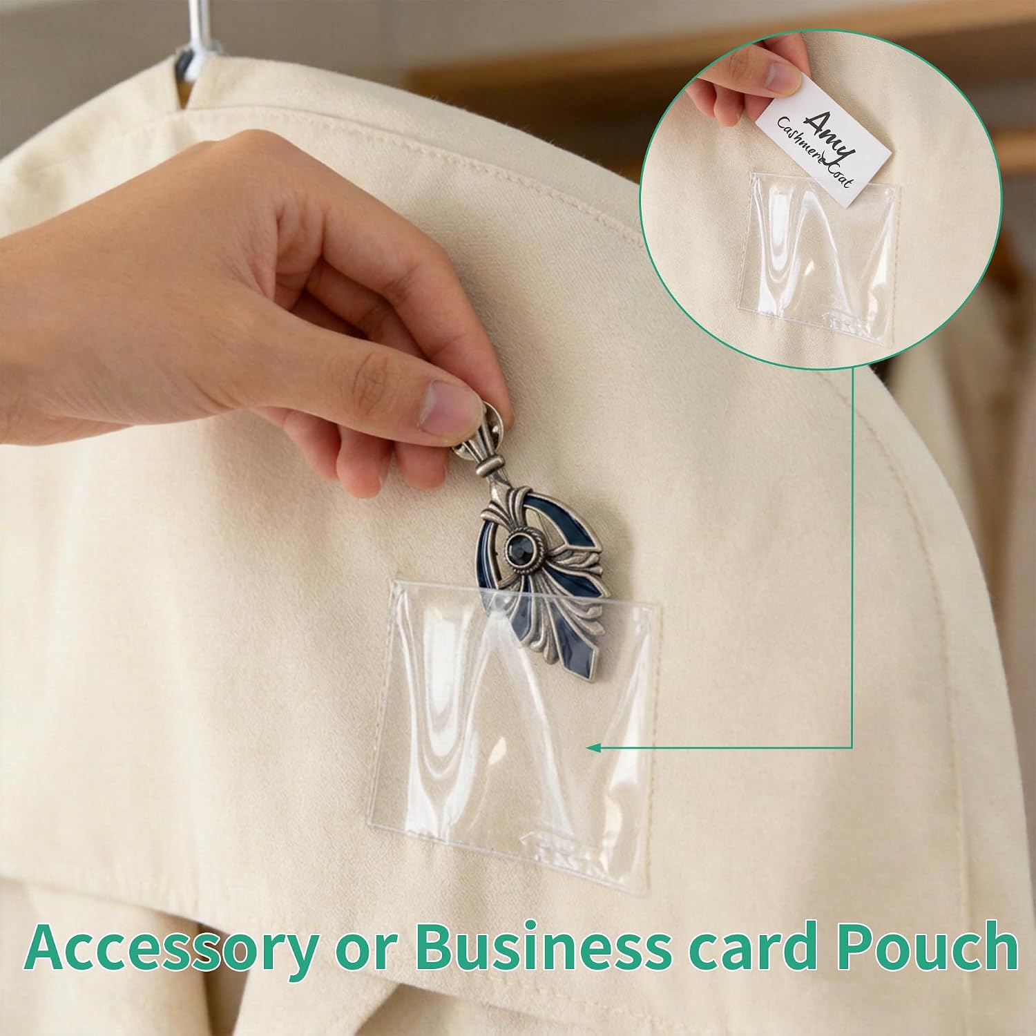 Orynthic 6 Pack Cotton Linen Shoulder Covers, Breathable Garment Dust Cover