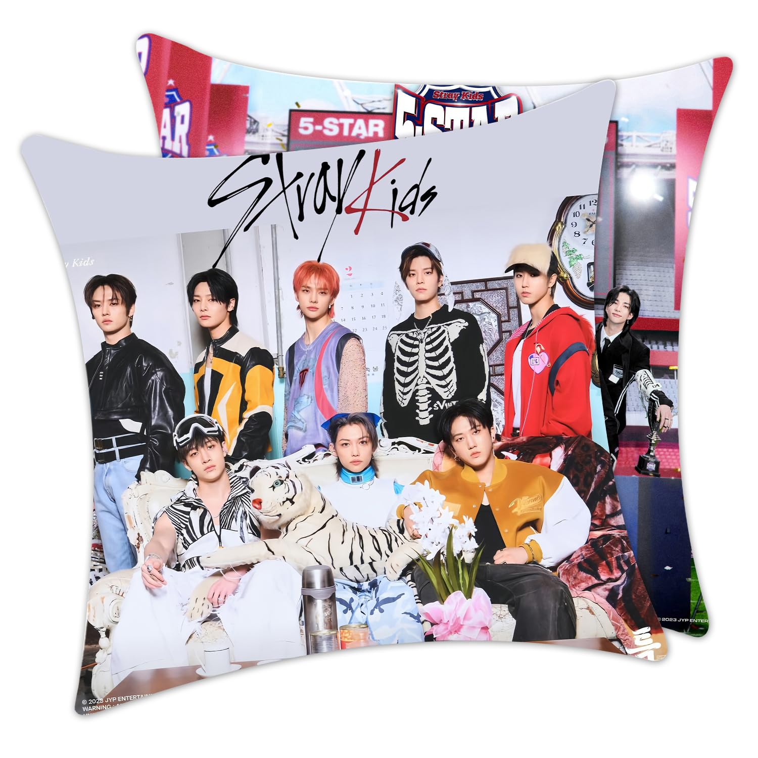 Stray Kids Merch Pack – 40 Tarjetas Fotográficas SKZ, Llavero, Anillo Para Móvil, Bolígrafo, 2 Tatuajes Temporales Y 12 Pegatinas – Regalo Perfecto Para STAY